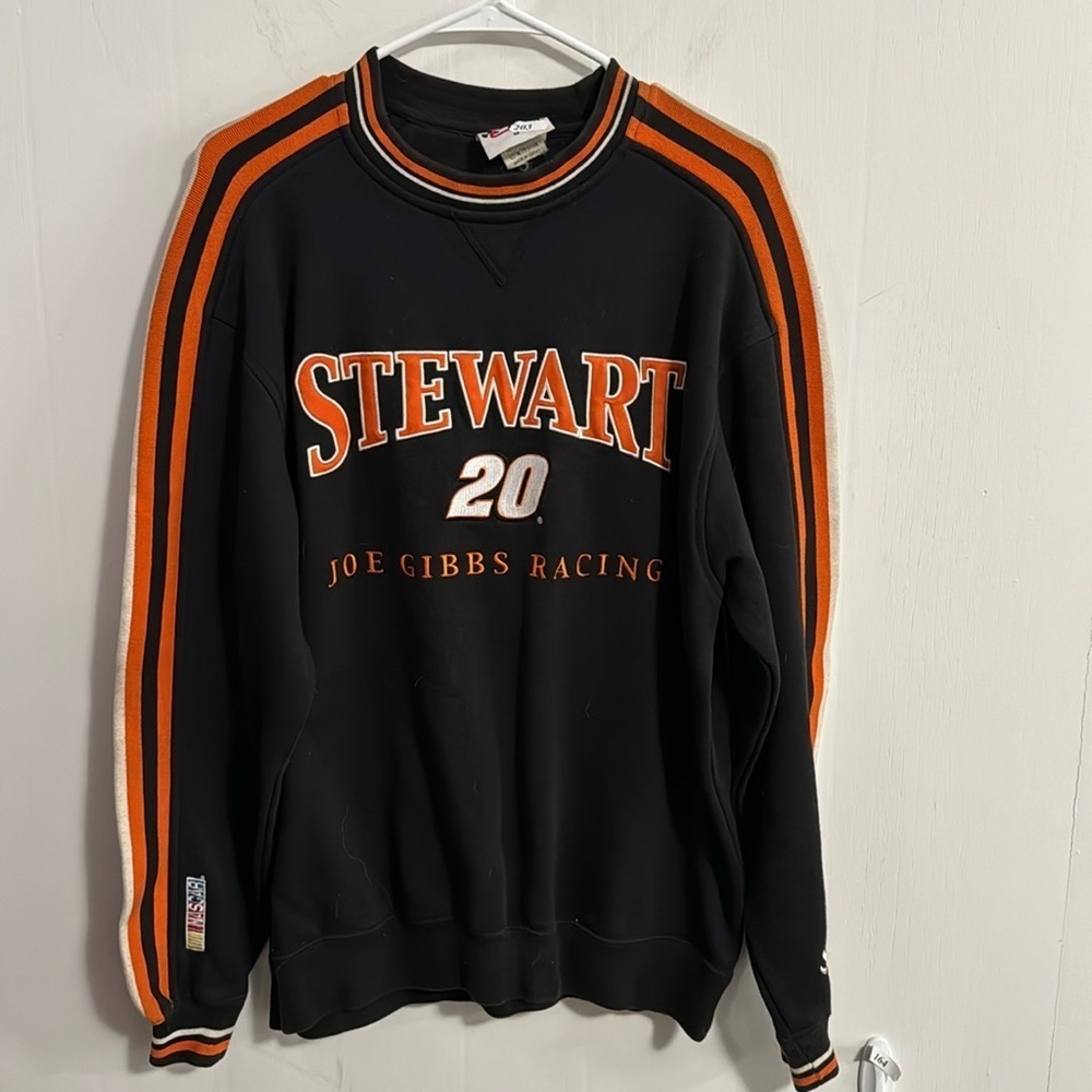 Stewart Pullover Joe Gibbs Racing long sleeve sweatshirt type jersey Size Medium